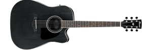 Ibanez AW84CE-BK Artwood Weathered Black Electro Acoustic Guitar